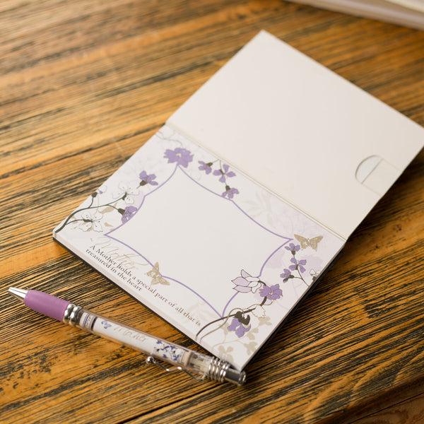 Pavilion Gift Company Mother Notepad & Banner Pen Set