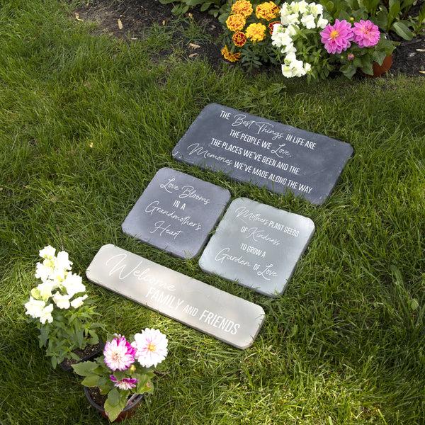 Pavilion Gift Company Mother's Garden 7.75" X 7.75" Garden Stone