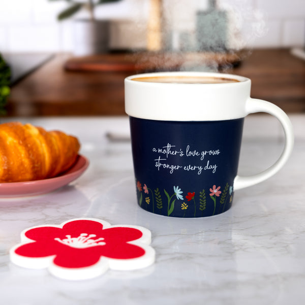 Pavilion Gift Company Mother's Love 20 Oz Cup And Coaster Set