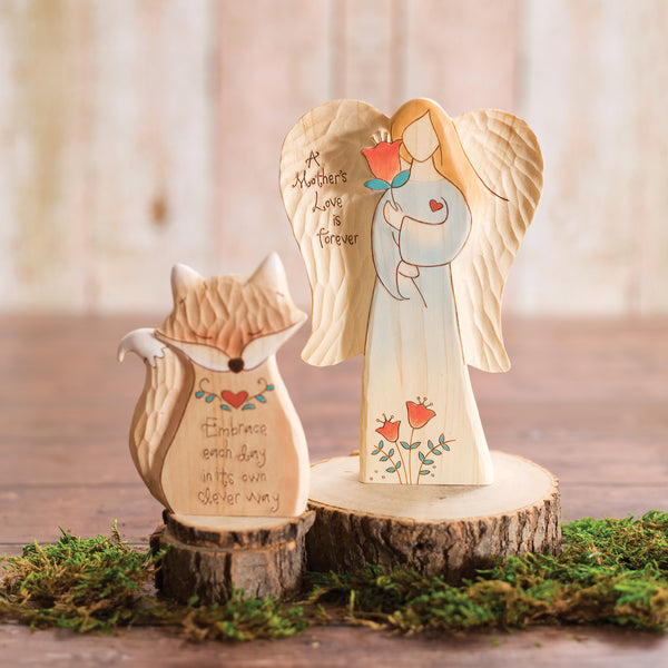 Pavilion Gift Company Mother's Love 7" Angel Holding Flower