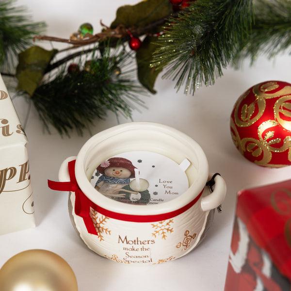 Pavilion Gift Company Mothers 9 Oz - 100% Soy Wax Reveal Candle Scent: Winter Snow