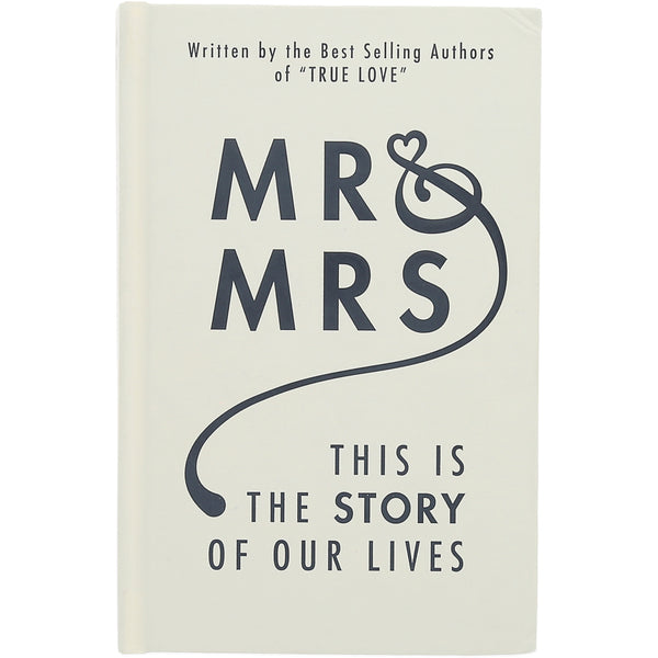 pavilion gift company Mr. & Mrs. 7.25" x 4.75" x 1.25" Decorative Book