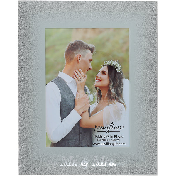 pavilion gift company Mr. & Mrs. 8" x 10" Frame (Holds 5"x 7" Photo)