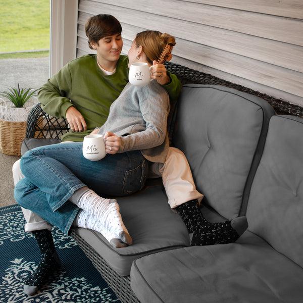 Pavilion Gift Company Mr. Right 15.5 Oz Mug And Sock Set