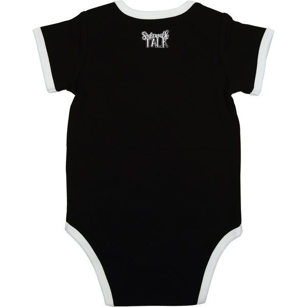 Pavilion Gift Company Mr. Steal 6-12 Months Black Bodysuit