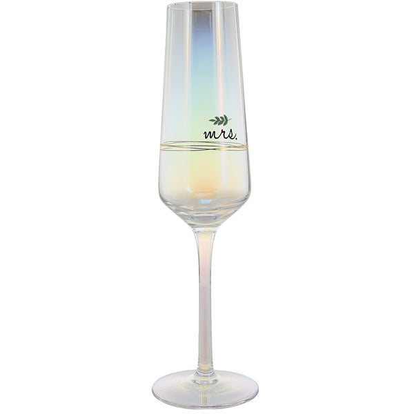 pavilion gift company Mrs. 8 oz. Glass Toasting Flute