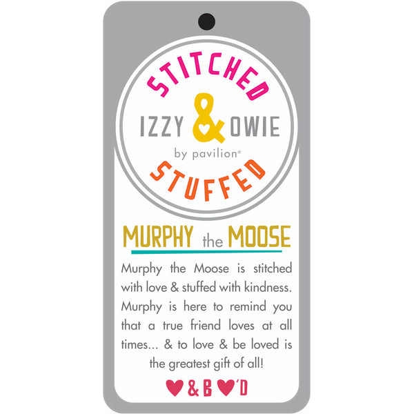 Pavilion Gift Company Murphy The Moose 11" Moose Stuffed Animal/Door Stopper