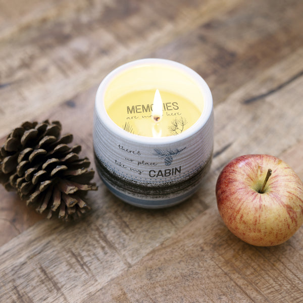 Pavilion Gift Company My Cabin 11 Oz - 100% Soy Wax Reveal Candle Scent: Tranquility