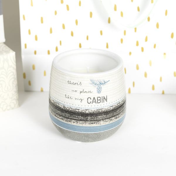 Pavilion Gift Company My Cabin 11 Oz - 100% Soy Wax Reveal Candle Scent: Tranquility