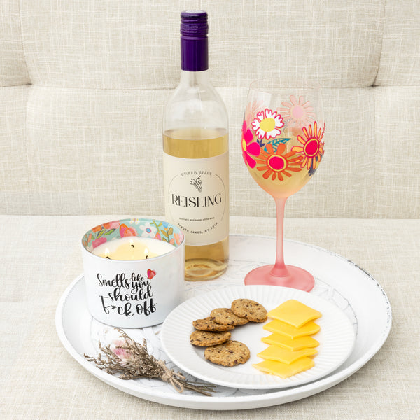 Pavilion Gift Company My Face Gift Boxed 18 Oz Wine Glass