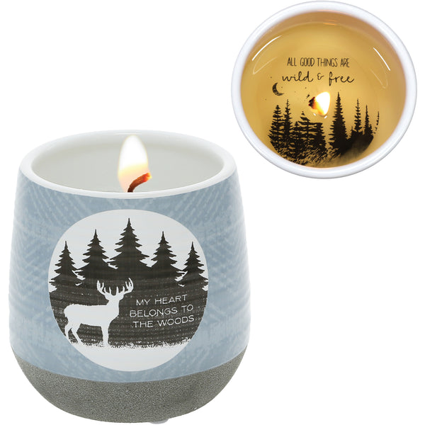 pavilion gift company My Heart 11 oz - 100% Soy Wax Reveal Candle Scent: Tranquility