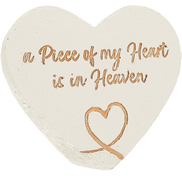 pavilion gift company My Heart 3.5" x 3" Heart Memorial Stone