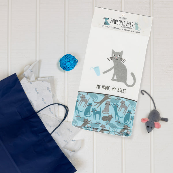 Pavilion Gift Company My Rules 100% Cotton Tea Towel