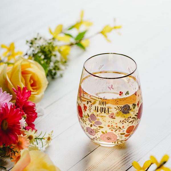 Pavilion Gift Company Nana 18 Oz Stemless Wine Glass