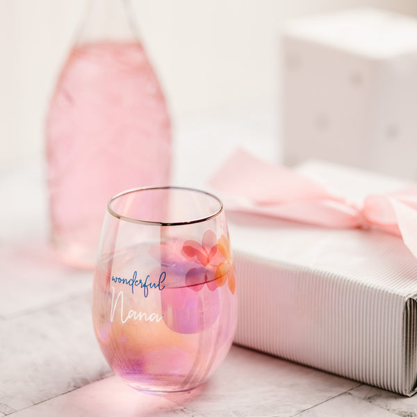 Pavilion Gift Company Nana 18 Oz Stemless Wine Glass