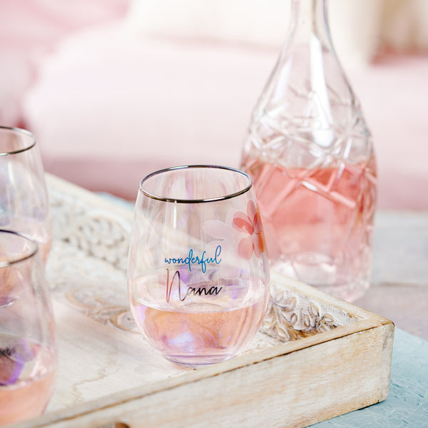 Pavilion Gift Company Nana 18 Oz Stemless Wine Glass