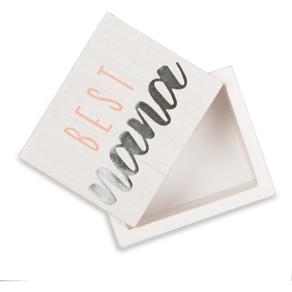 Pavilion Gift Company Nana 2.25" X 1.2" X 1.5" MDF Trinket Box