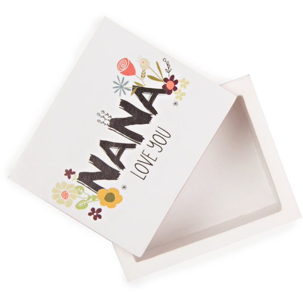 Pavilion Gift Company Nana 2.25" X 2" X 1.5" MDF Trinket Box