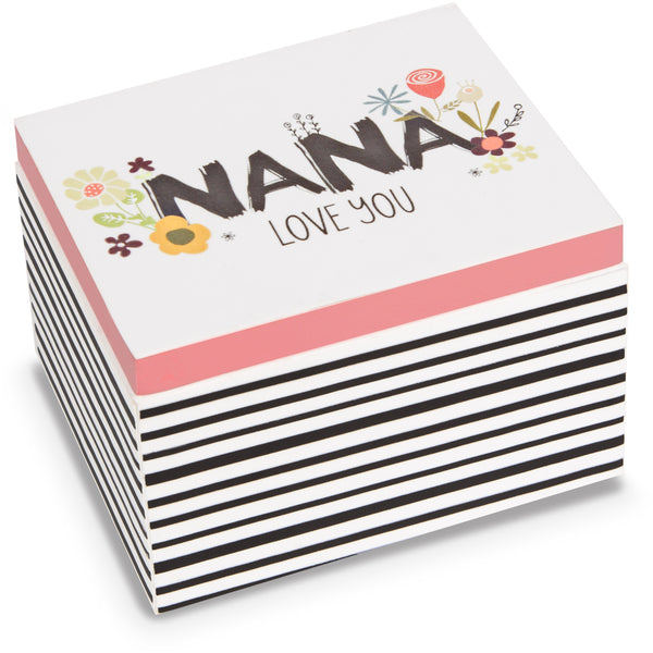 pavilion gift company Nana 2.25" x 2" x 1.5" MDF Trinket Box