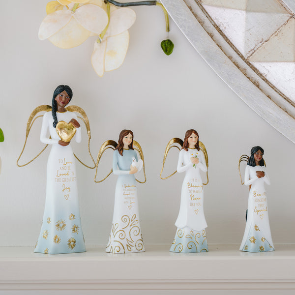 Pavilion Gift Company Nana 5.5" Angel Holding Flowers