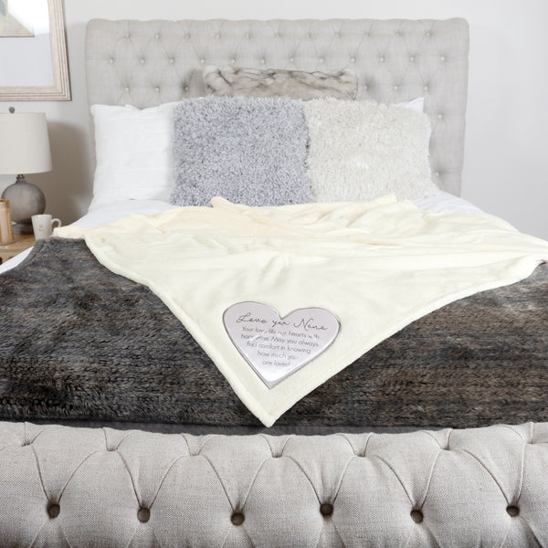 Pavilion Gift Company Nana 50" X 60" Royal Plush Blanket
