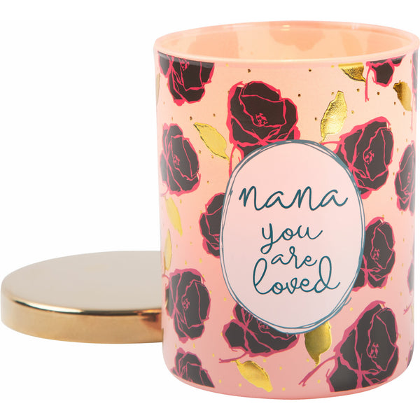 pavilion gift company Nana 7 oz 100% Soy Wax Candle Scent: Fresh Cotton