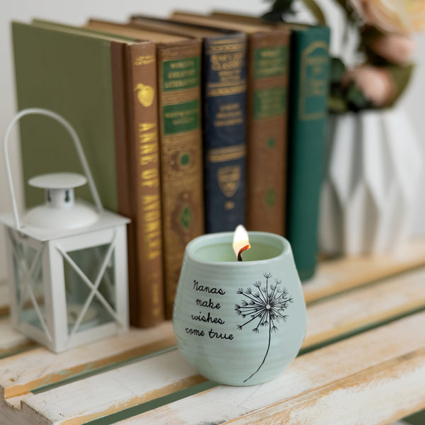 Pavilion Gift Company Nana 8 Oz - 100% Soy Wax Candle Scent: Serenity
