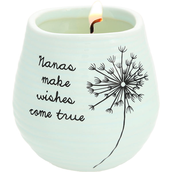 pavilion gift company Nana 8 oz - 100% Soy Wax Candle Scent: Serenity