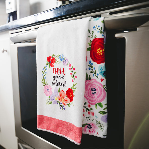 Pavilion Gift Company Nana Tea Towel Gift Set (2 - 19.75" X 27.5")