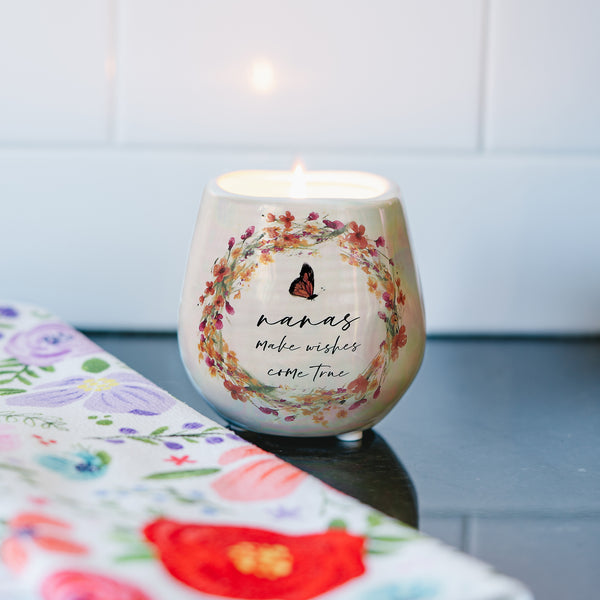 Pavilion Gift Company Nanas 8 Oz - 100% Soy Wax Candle Scent: Tranquility