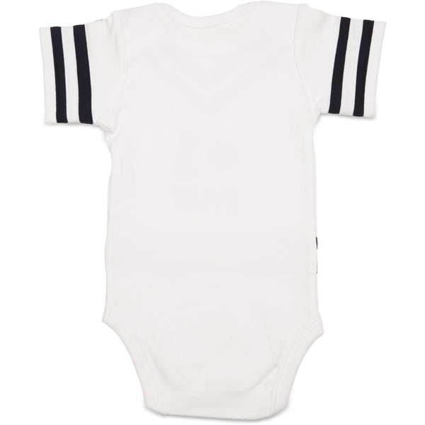 Pavilion Gift Company Navy & White 0-6 Months Infant Onesie