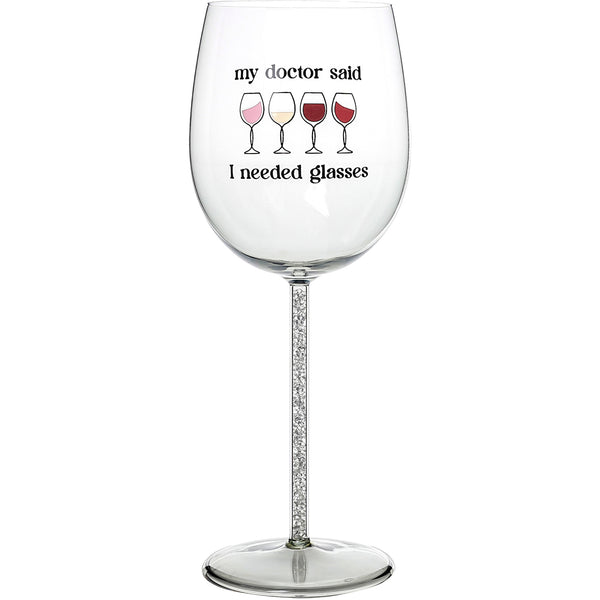 pavilion gift company Needed Glasses Gift Boxed 17 oz Wine Glass