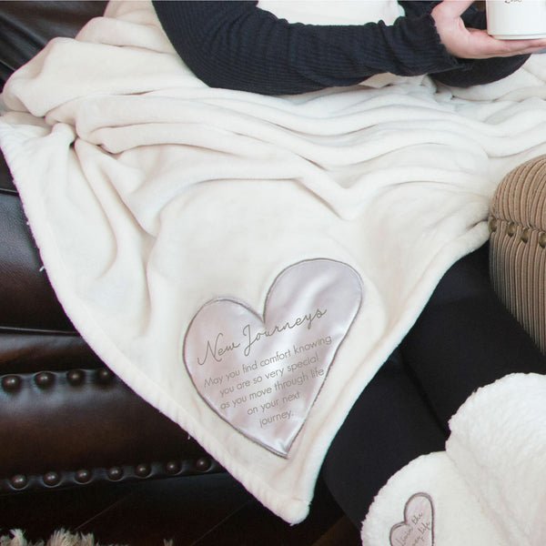 Pavilion Gift Company New Journeys 50" X 60" Royal Plush Blanket