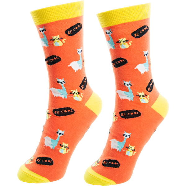 pavilion gift company No Drama Llama S/M Unisex Cotton Blend Sock