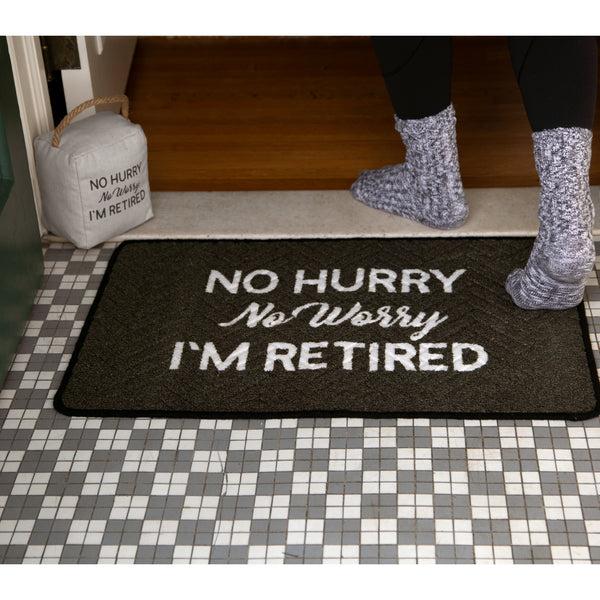 Pavilion Gift Company No Hurry 27.5" X 17.75" Floor Mat