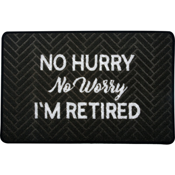 pavilion gift company No Hurry 27.5" x 17.75" Floor Mat