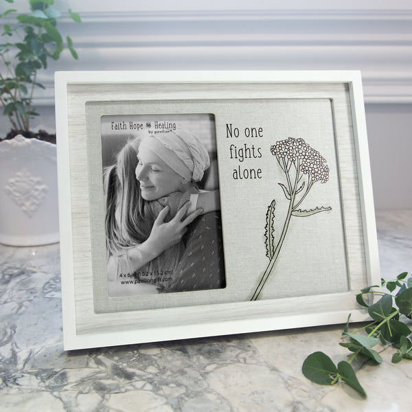 Pavilion Gift Company No One Fights Alone 9.75" X 8.25" Frame (Holds 4" X 6" Photo)