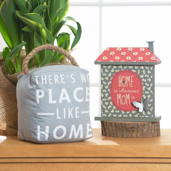 Pavilion Gift Company No Place Like Home 5" X 6" Door Stopper