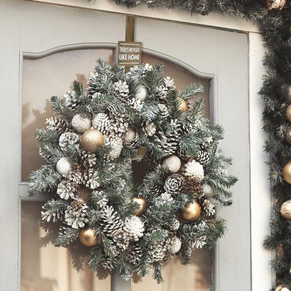 Pavilion Gift Company No Place Like Home Metal Wreath Hanger