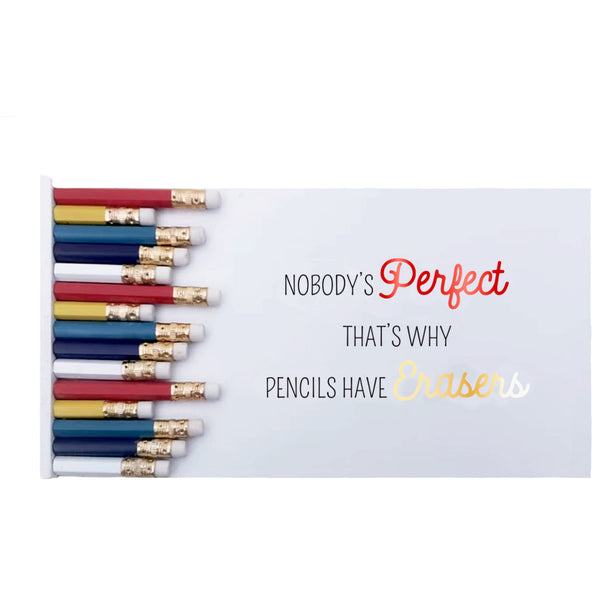 pavilion gift company Nobody’s Perfect 8.75" x 4.5" MDF Teacher's Supply Box