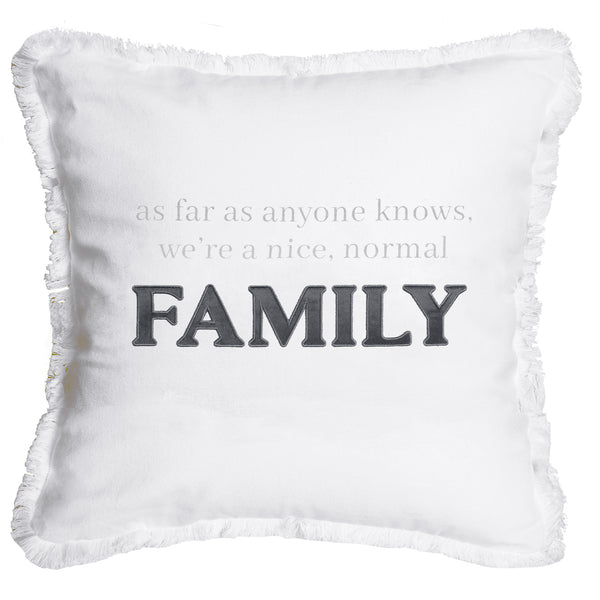 pavilion gift company Normal Family 18" Throw Pillow Cover