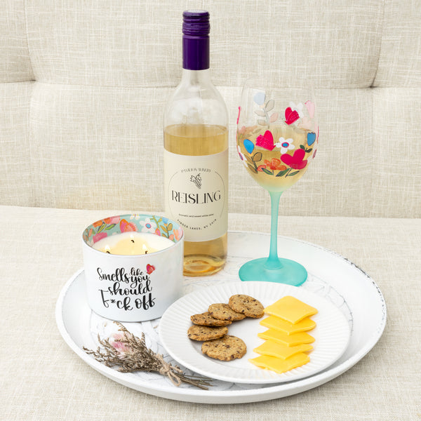Pavilion Gift Company Not Enough Wine Gift Boxed 18 Oz Wine Glass