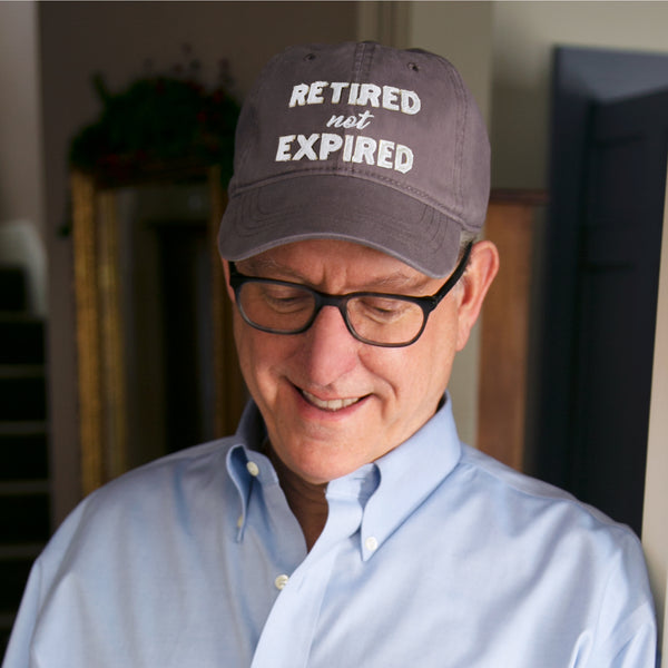 Pavilion Gift Company Not Expired Gray Adjustable Hat
