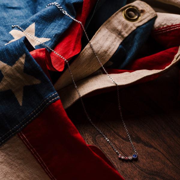 Pavilion Gift Company Nurse 16"-18" Rhodium Plated Crystal Necklace