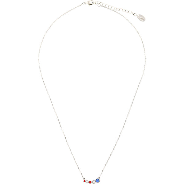 Pavilion Gift Company Nurse 16"-18" Rhodium Plated Crystal Necklace