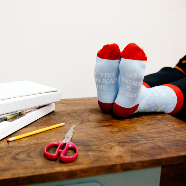 Pavilion Gift Company Off Duty Unisex S/M Cotton Blend Socks