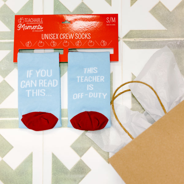 Pavilion Gift Company Off Duty Unisex S/M Cotton Blend Socks