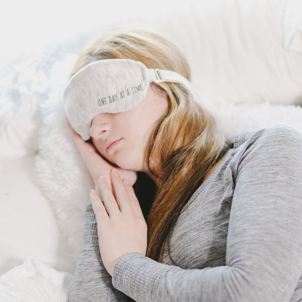 Pavilion Gift Company One Day Knitted Eye Pillow Hot Or Cold Gel Compress