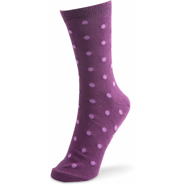 Pavilion Gift Company Open Bar Purple - Ladies Cotton Blend Sock