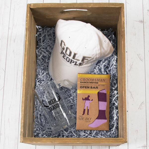 Pavilion Gift Company Open Bar Purple - Men's Cotton Blend Sock